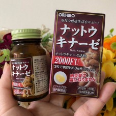 Viên uống chống đột quỵ nhật bản orihiro Nattokinase 2000FU