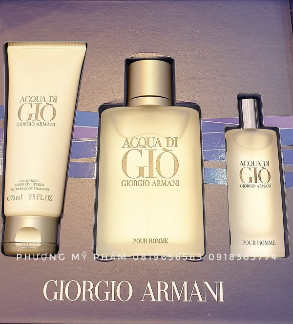 SET Nước Hoa Nam Giorgio Armani Acqua Di Gio Pour Homme